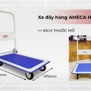 Xe Đẩy Hàng Ameca HAM-150S – Thiết Kế Gọn Nhẹ, Tải Trọng 150kg